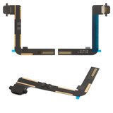 Шлейф для iPad Air (iPad 5), конектора зарядки, чорний
