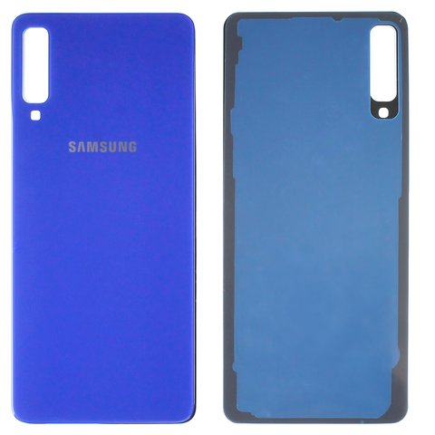 Задняя панель корпуса для Samsung A750 Galaxy A7 2018 , синяя