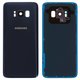 Задня панель корпуса для Samsung G950F Galaxy S8, G950FD Galaxy S8, фіолетова, сіра, повна, із склом камери, Original (PRC), orchid gray
