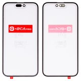 Скло корпуса G+OCA PRO для iPhone 15 Plus, з ОСА-плівкою, чорне