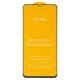 Захисне скло для Realme C61, C63 4G, сумісне з чохлом, Full Glue, (без упаковки), чорний, шар клею нанесений по всій поверхні