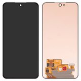Дисплей для Samsung A366 Galaxy A36, A566 Galaxy A56, чорний, без рамки, Оригінал (переклеєне скло)
