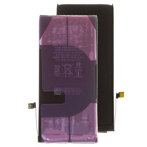 Аккумулятор для iPhone XR, Li ion, 3,79 В, 2942 мАч, PRC, original IC, #616 00471