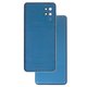 Panel trasero de carcasa puede usarse con Samsung A125F Galaxy A12, azul, con vidrio de cámara, con botones laterales