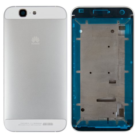 Housing compatible with Huawei Ascend G7, silver 