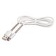 USB Cable, (USB type-A, USB type C, 100 cm, white, spring)