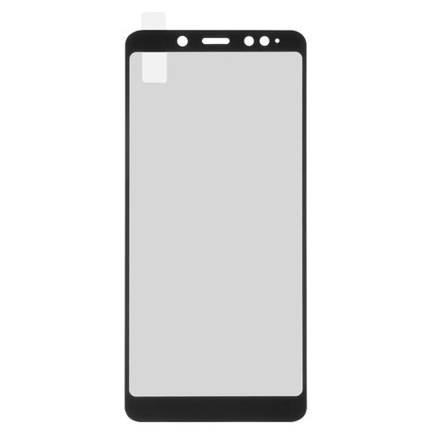 Vidrio de protección templado All Spares puede usarse con Xiaomi Redmi Note 5, 0,26 mm 9H, Full Screen, compatible con estuche, negro, Este vidrio cubre toda la pantalla.