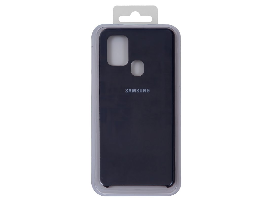 Чехол для Samsung A217 Galaxy A21s, черный, синий, Original Soft Case,  силикон, dark blue (08) - All Spares