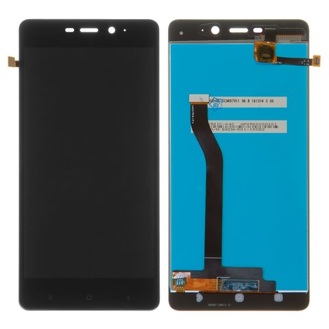 LCD compatible with Xiaomi Redmi 4 Prime, black, without frame, High Copy 