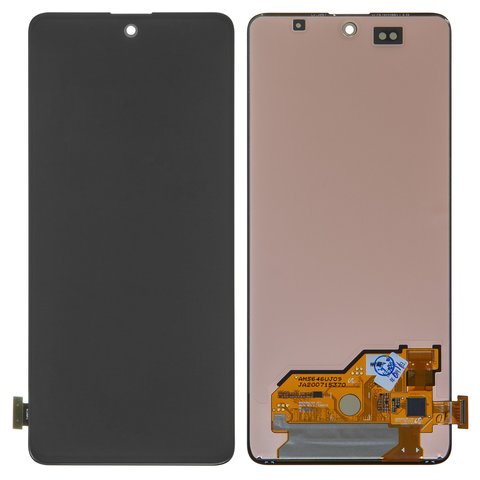 LCD compatible with Samsung M317 Galaxy M31s, black, without frame, original change glass 