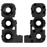 Camera Lens compatible with Samsung A245 Galaxy A24, (black, with frames)