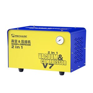 Vacuum Pump Mechanic V7, with compressor, 2 in1 