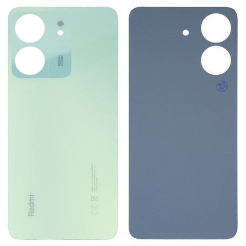 Housing Back Cover compatible with Xiaomi Redmi 13C, green, clover green 