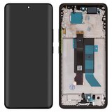 Дисплей для Xiaomi Poco X7, Redmi Note 14 Pro 5G, черный, с рамкой, Original (PRC), 24095PCADG, 24090RA29G