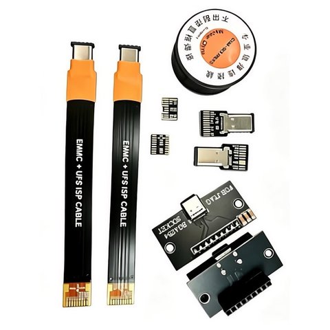 Z3X UFS ISP Flex Upgrade Adapter Kit for Easy Jtag BGA 254 9 Pin Socket Support 