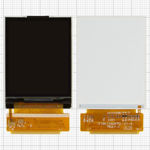 LCD compatible with Fly DS240, without frame, 51*38 , 36 pin  #TFT8K1569FPC A1 E