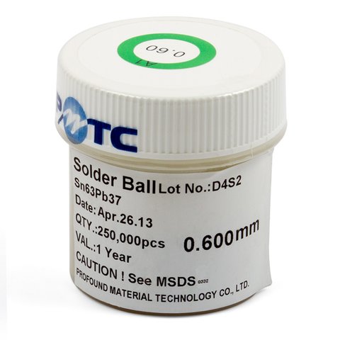 BGA Balls ACHI 0.6 mm 