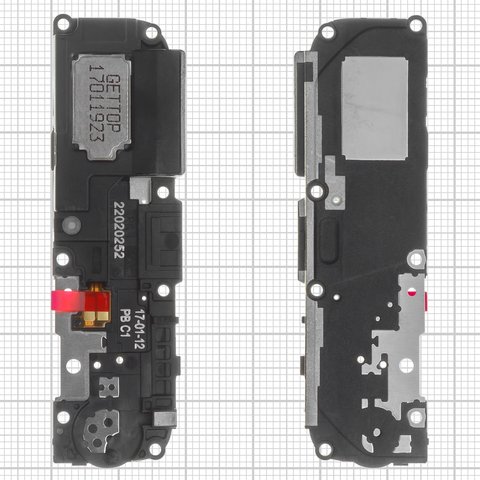 Buzzer compatible with Huawei P8 Lite 2017 , in frame 