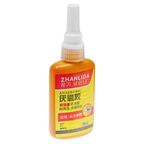 Glue Thread Zhanlida 00910, red, 50 ml, anaerobic 