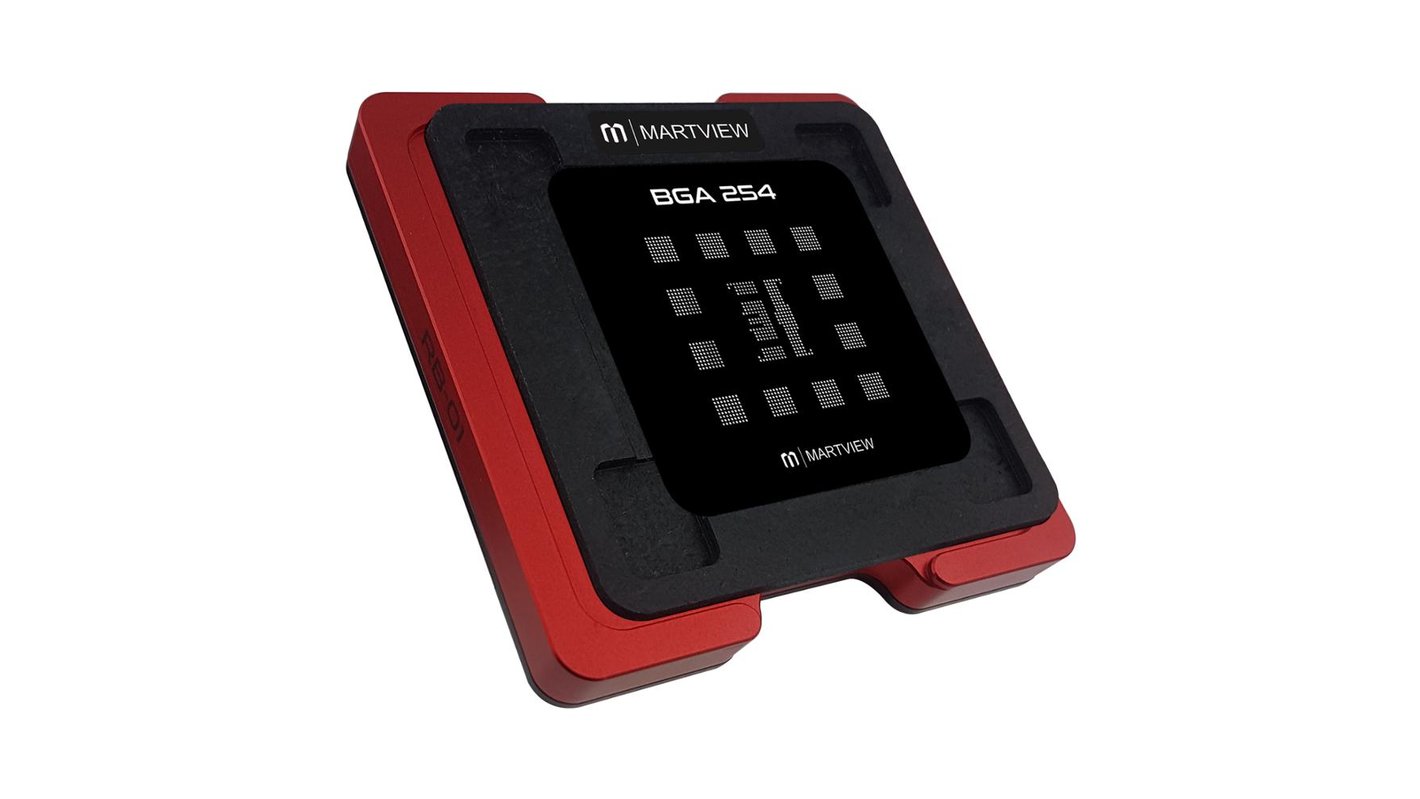 Kit Pochoirs Reballing BGA153 Pour EMMC/EMCP/UFS - Matview RB-01 Avec Support