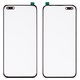 Housing Glass G+OCA PRO compatible with Huawei P40 Pro, P40 Pro Plus, (with OCA film, black)