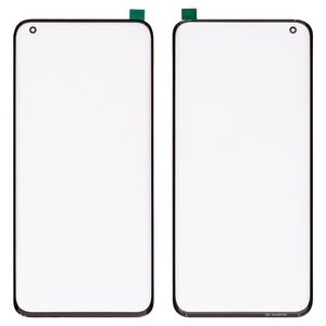 Housing Glass G+OCA PRO compatible with Xiaomi Mi 10, Mi 10 Pro, with OCA film, black 