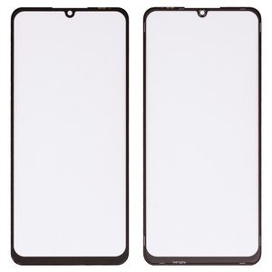 Housing Glass G+OCA PRO compatible with ZTE Blade A72 4G, Blade A72S, Blade V40 Smart, Blade V40 Vita, with OCA film, black 