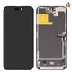Дисплей для iPhone 14 Pro Max, черный, с рамкой, HC, без ошибки, (OLED), DD-OLED OEM soft, 120Hz, diagnosable