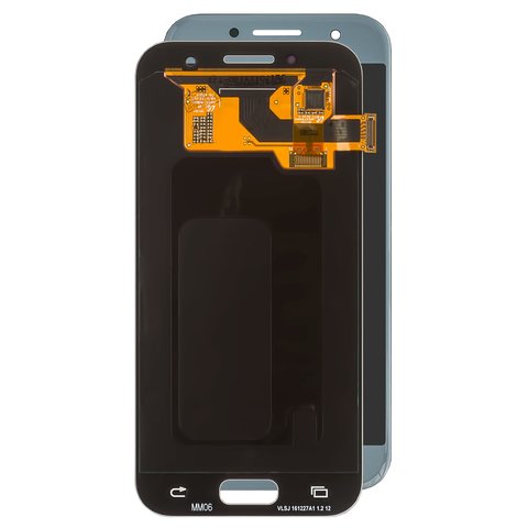 Pantalla LCD puede usarse con Samsung A320 Galaxy A3 2017 , azul claro, Original PRC , blue Mist, original glass