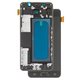 Pantalla LCD puede usarse con Samsung A310 Galaxy A3 (2016), negro, con ajuste de brillo, con marco, Copy, (TFT)
