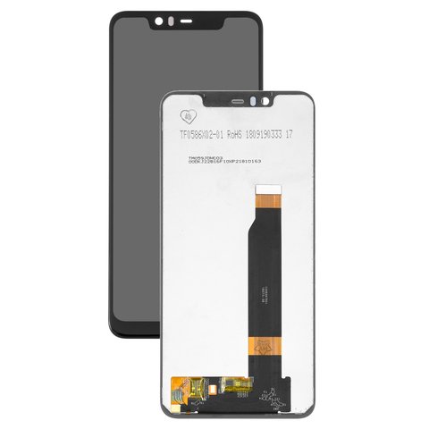 Pantalla LCD puede usarse con Nokia 5.1 Plus, X5 2018 , negro, sin marco, Original PRC , TA 1105