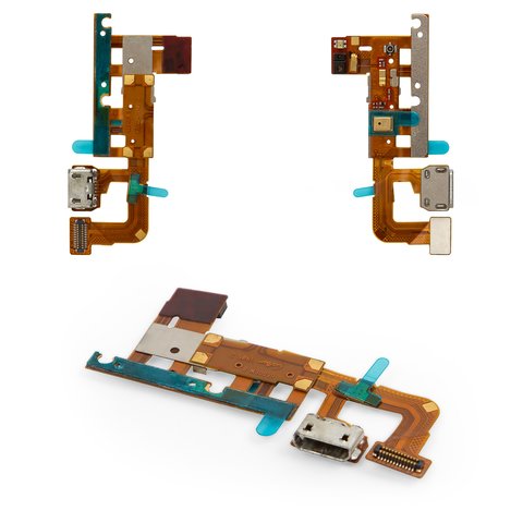 Cable flex puede usarse con Huawei Ascend P6 U06, del conector de carga, con componentes