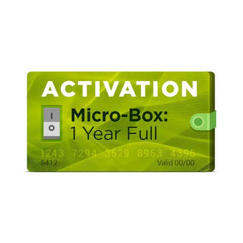 Micro Box: activación completa por 1 año