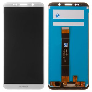 Pantalla LCD puede usarse con Huawei Honor 7A 5,45", Honor 7s, Honor Play 7, Y5 2018 , Y5 Prime 2018 , blanco, sin marco, High Copy, DUA L22 