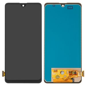 Pantalla LCD puede usarse con Samsung A515 Galaxy A51, negro, sin marco, Copy, TFT 