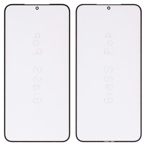 Vidrio de carcasa G+OCA PRO puede usarse con Samsung S926 Galaxy S24 Plus, con película OCA, negro