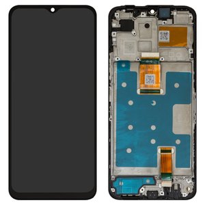 Pantalla LCD puede usarse con Huawei Honor X6b, negro, con marco, Original PRC , JDY LX1, JDY LX2