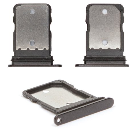 Sujetador de tarjeta SIM puede usarse con Google Pixel 6 Pro, negro, stormy black