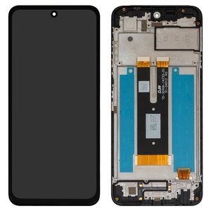 Pantalla LCD puede usarse con ZTE Nubia V60, negro, con marco, High Copy, 15 3240A 14733 51