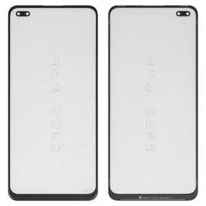 Vidrio de carcasa G+OCA PRO puede usarse con Oppo A93 4G, Reno4 5G, Reno4 Lite, con película OCA, negro
