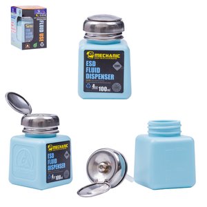 Tarro para líquido con dispensador Mechanic TZ01, 100 ml, antiestática