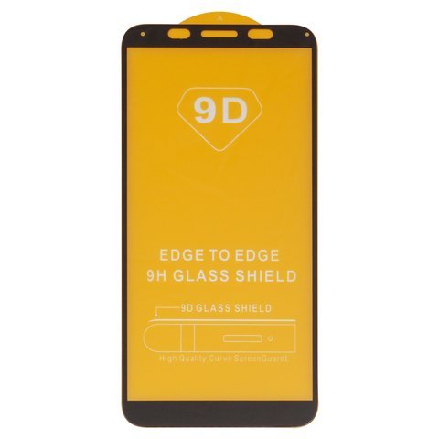 Захисне скло для Xiaomi Redmi 6, Redmi 6A, Redmi 7A, сумісне з чохлом, Full Glue, без упаковки , чорний, шар клею нанесений по всій поверхні