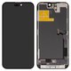 Дисплей для iPhone 14 Pro Max, чорний, з рамкою, High Copy, (OLED), OEM hard
