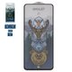 Защитное стекло iNobi Amulet для Motorola Moto G13, Moto G23 XT2333; Oppo A36, A76, Full Glue, Anti-Static, черный, cлой клея нанесен по всей поверхности