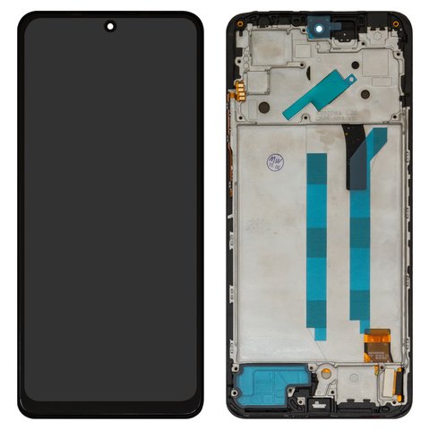 Дисплей для Xiaomi Redmi Note 12 Pro 4G, чорний, з рамкою, High Copy, OLED 