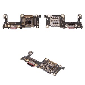 Шлейф для OnePlus 13, конектора зарядки, з компонентами, плата зарядки