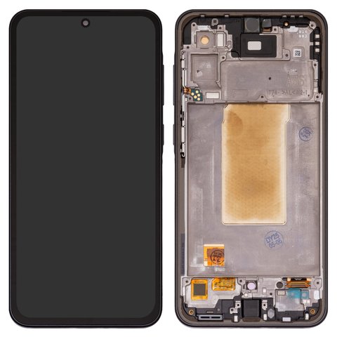 Дисплей для Samsung A366 Galaxy A36, чорний, з рамкою, High Copy, OLED 