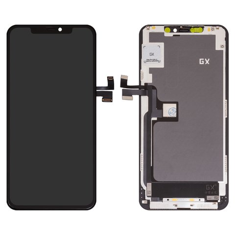 Дисплей для iPhone 11 Pro Max, черный, с рамкой, AAA, TFT , GX