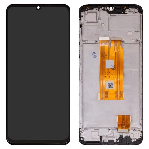 Дисплей для Realme C63 4G, черный, с рамкой, High Copy