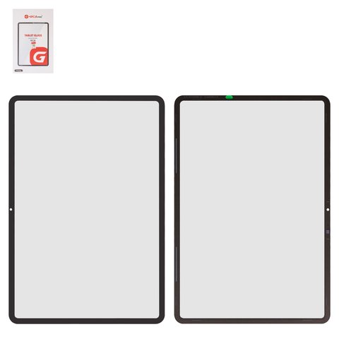 Скло корпуса G+OCA PRO для Xiaomi Pad 7, Pad 7 Pro, з ОСА плівкою, чорне